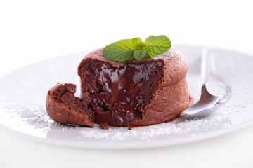 cake with chocolate