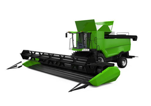 Combine Harvester Isolated