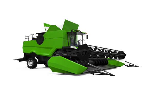 Combine Harvester Isolated