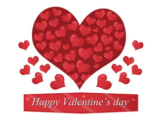 Happy Valentine day vector