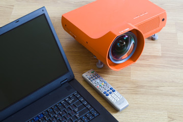 Multimedia projector and all to it.