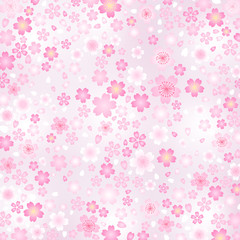 桜　春霞　パターン