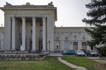 Obraz premium Railway station Ruse town - outdoor building