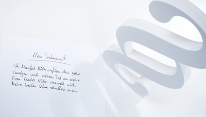 Paragraph, Gesetz, Recht, testament, Stift, Testament