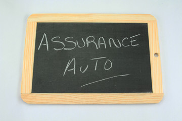 Obraz premium ardoise assurance auto