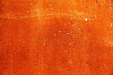 Plaster or cement texture orange color
