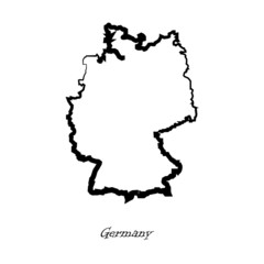 Map of Germany for your design
