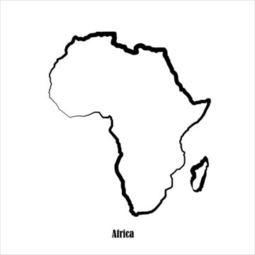 Map of africa for your design