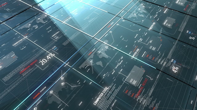 Computer code program digital background