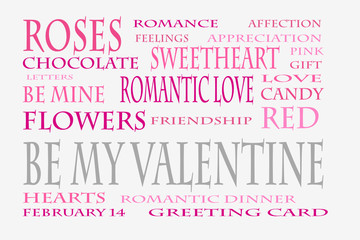 Grusskarte Valentinstag