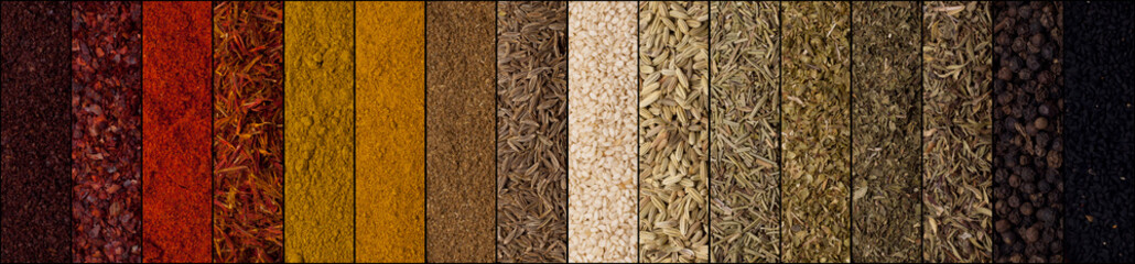 spices collage