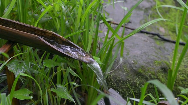 Shishiodoshi,in Sayama nature park,Saitama,Japan