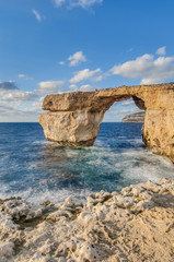 Fototapeta na wymiar Azure Window in Gozo Island, Malta.