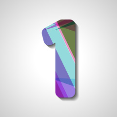 abstract  number collection - 1