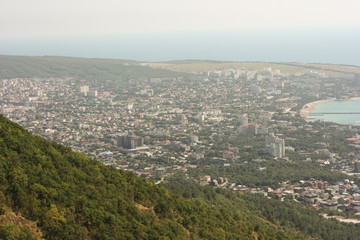 Cableway road in Gelendzik under the zoo