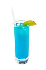 Blue lagoon cocktail
