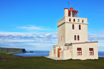 Lighthouse on the Cape Dirholaey