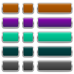 SET of metallic buttons – 3 Variants (I)