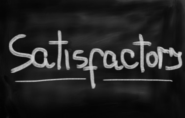 Obraz premium Satisfactory Concept