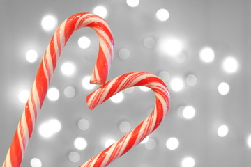 Black and white candy