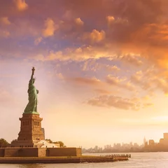 Printed kitchen splashbacks Statue of liberty Statue of Liberty New York and Manhattan USA