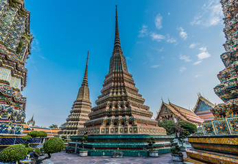 Fototapeta na wymiar temple interior Wat Pho temple bangkok Thailand