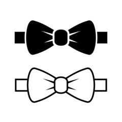 Bow Tie Icons Set