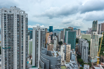 Fototapeta na wymiar cityscape Causeway Bay Hong Kong