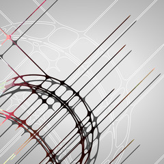 Abstract circles background