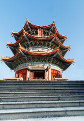 Pavilion in Yuanxuan Taoist Temple Guangzhou China