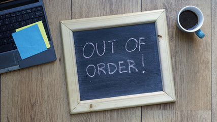 Out of order