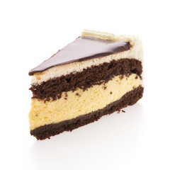 Chocolate cake slice