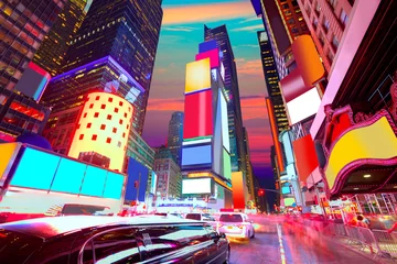 Tuinposter Times Square Manhattan New York deleted ads © lunamarina