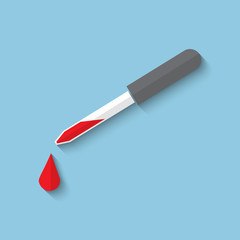 Vector dropper web icon.