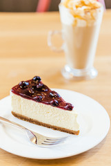 Blueberry cheese cake