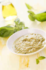 Fresh pesto sauce