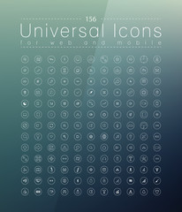 Set of icons for web and user interface design