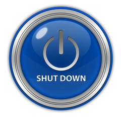 power circular icon on white background