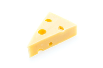 Cheese isolated on white