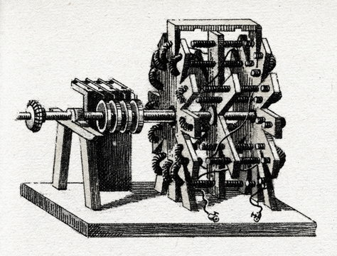 First real rotating electric motor (Moritz Jacobi, 1034)