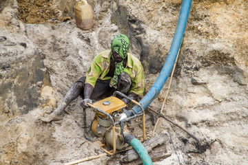 Sierra Leone Diamantenabbau