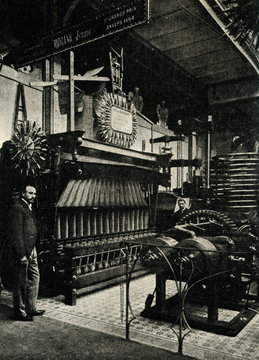 Hilaire de Chardonnet  at Paris Exhibition of 1889