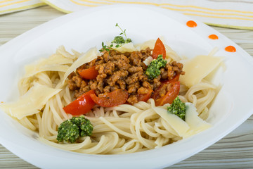 Pasta bolognese