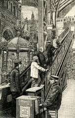 Escalator at Paris Expo 1900