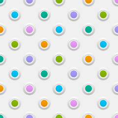 Vector Background #Colorful Polka Dots