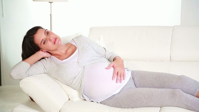 young pregnant woman worried for her future