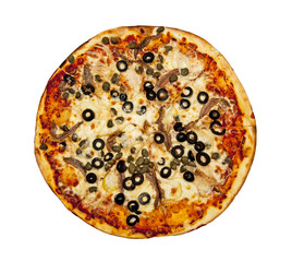 Pizza isolated on white background