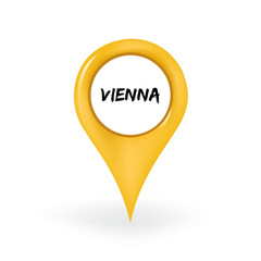 Naklejka premium Location Vienna