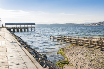 Fototapeta premium Arousa bay viewpoint
