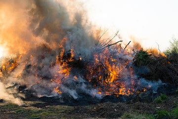 Fototapeta premium Osterfeuer